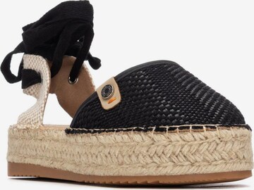 Refresh Sandale in Schwarz: Vorderseite