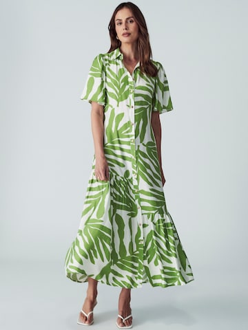 Abito camicia 'Bea' di Willa in verde: frontale