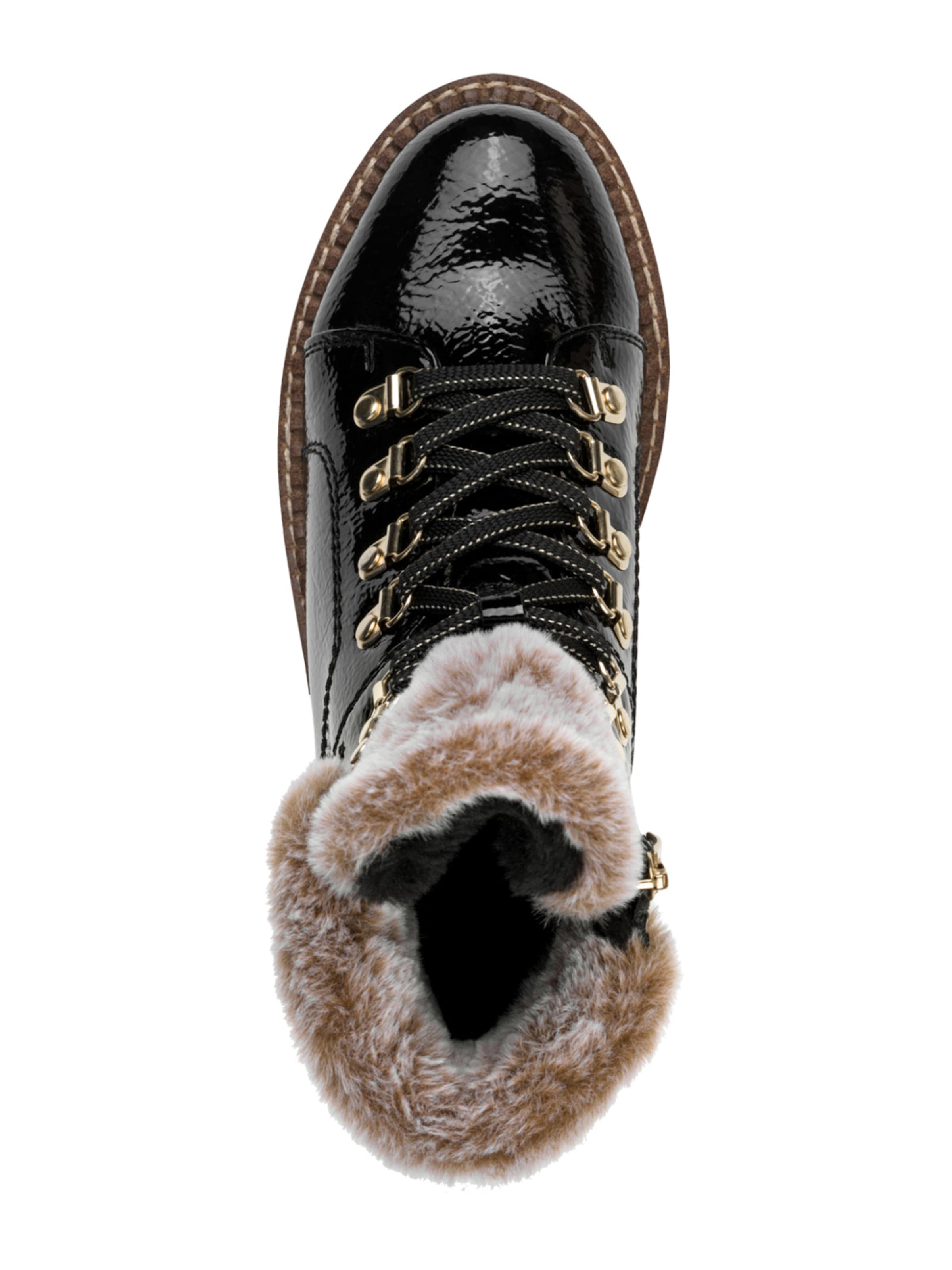 Tamaris Lace-up bootie in Black