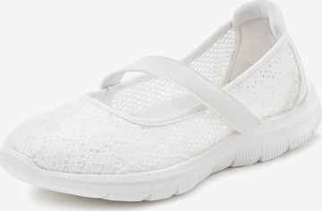 LASCANA - Sapato Slip-on em branco: frente