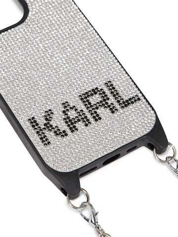 Protection pour smartphone Karl Lagerfeld en argent