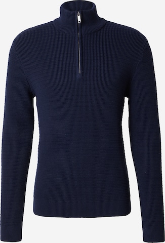 SELECTED Sweater 'Theo' in Blue: front