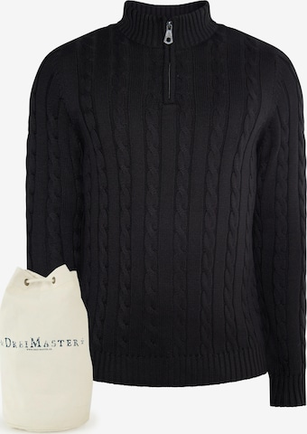 DreiMaster Vintage Свитер в Черный: спереди