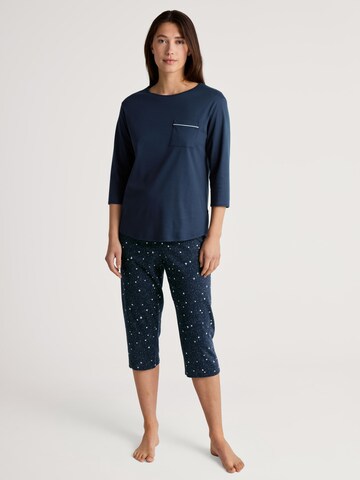 CALIDA Pyjama 'Sweet Dreams'‌‌ in Blau: Vorderseite