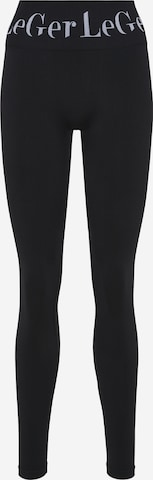 LeGer by Lena GerckeSkinny Tajice 'Deike' - crna boja: prednji dio