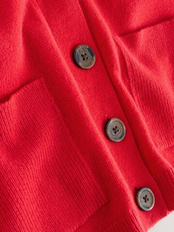 Next Gebreid vest 'Premium' in Rood