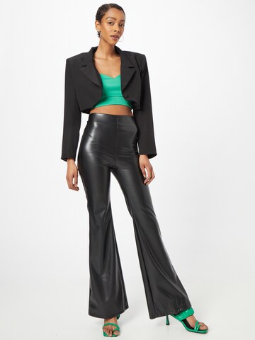 évasé Pantalon Nasty Gal en noir