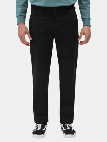 DICKIESregular Chino hlače 'Sherburn' - crna boja: prednji dio
