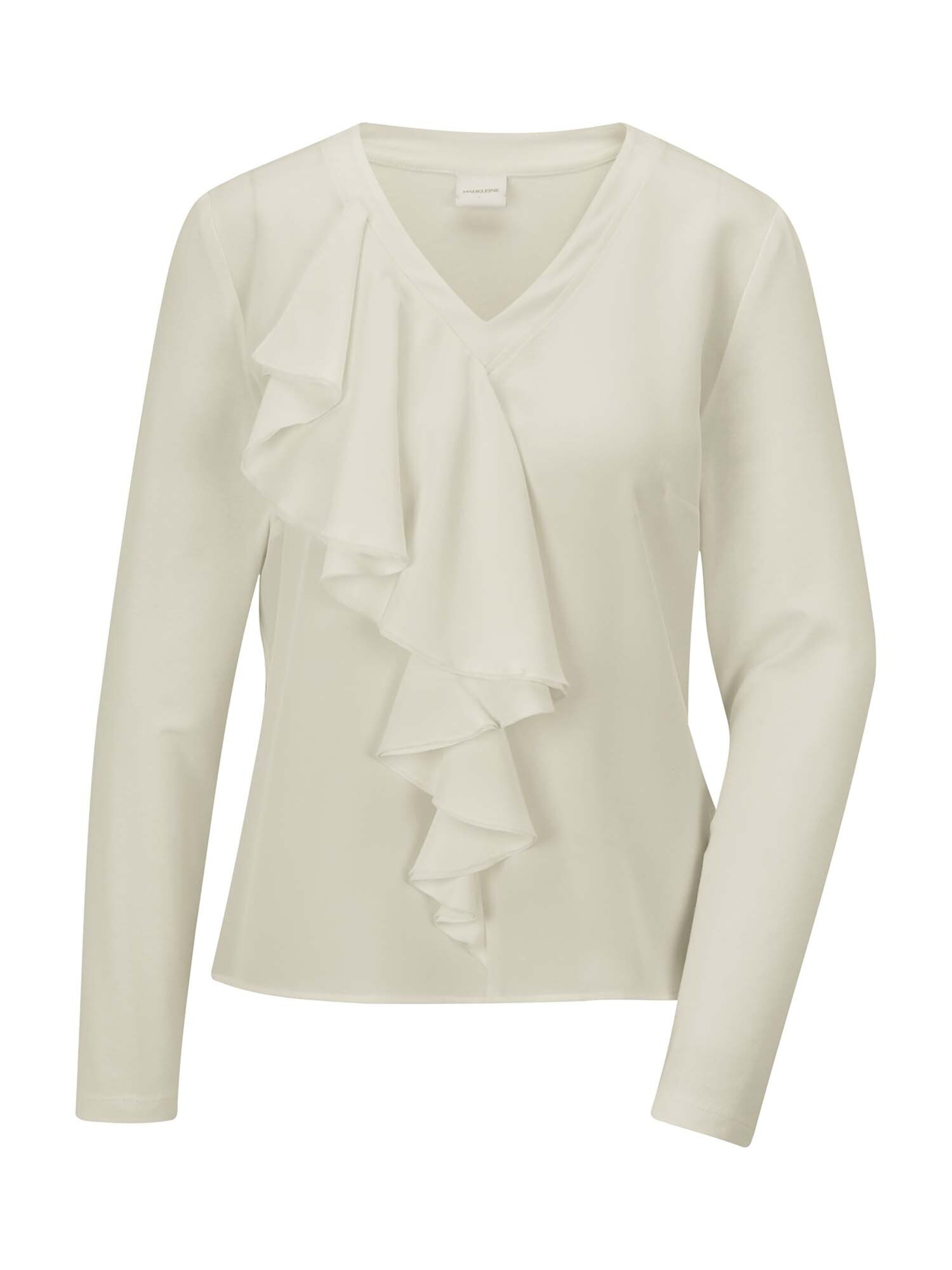 MADELEINE Blouse in Wit: voorkant