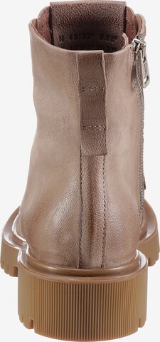 A.S.98 Lace-Up Ankle Boots in Beige