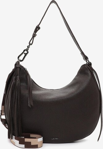 Suri Frey Shoulder Bag ' Kiky ' in Brown: front