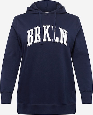 ONLY Carmakoma Sweatshirt in Blue: front