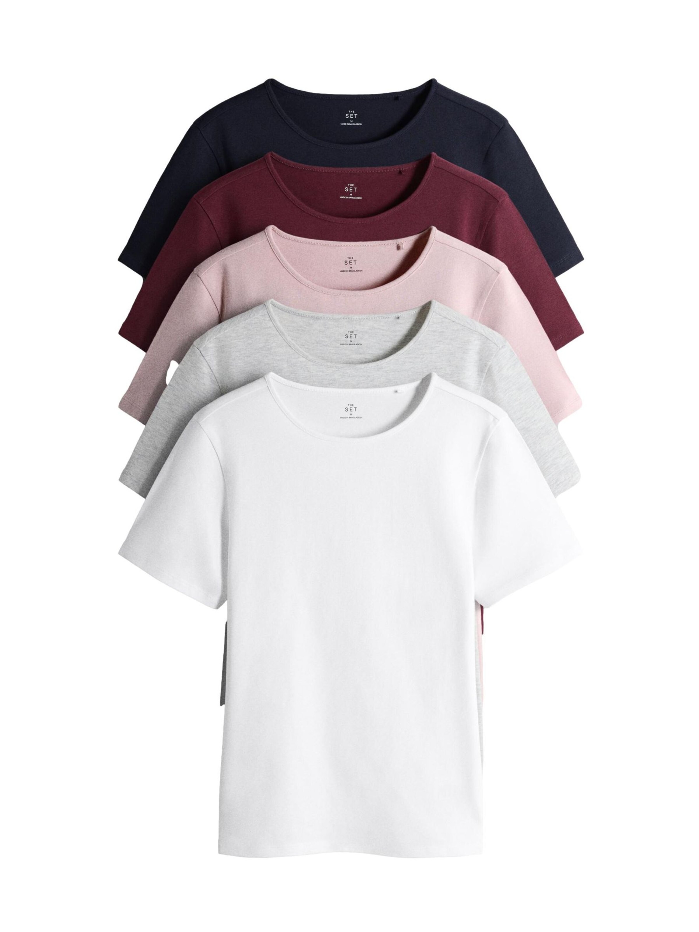 T-shirt The Set en bleu : devant