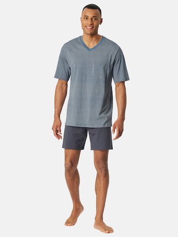 SCHIESSER - Pijama corto en gris: frente