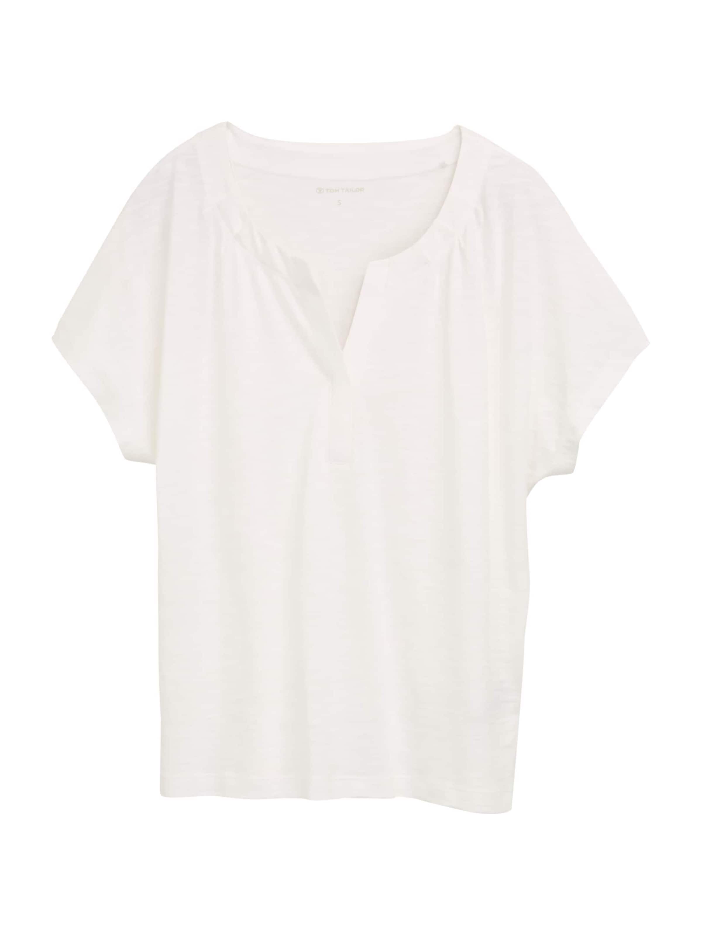 TOM TAILOR Shirt in White: front