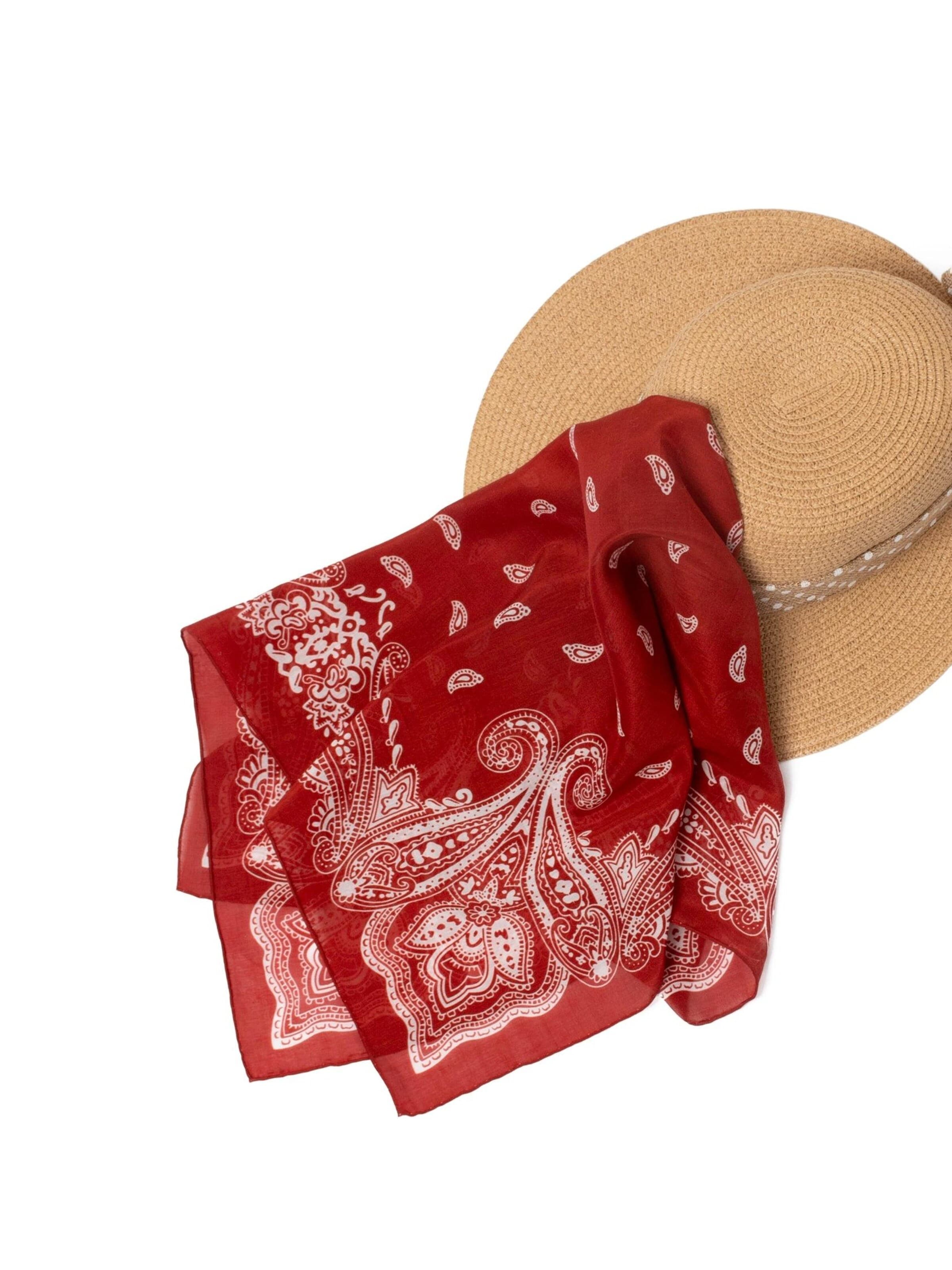 Écharpe 'Bandana' MayTree en rouge