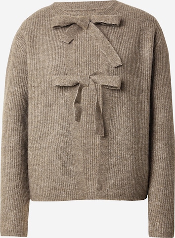 PIECES Cardigan i brun: forside