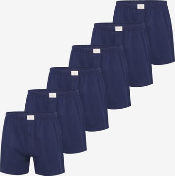 Phil & Co. Berlin Boxershorts ' Jersey Loose Fit ' in Blauw: voorkant