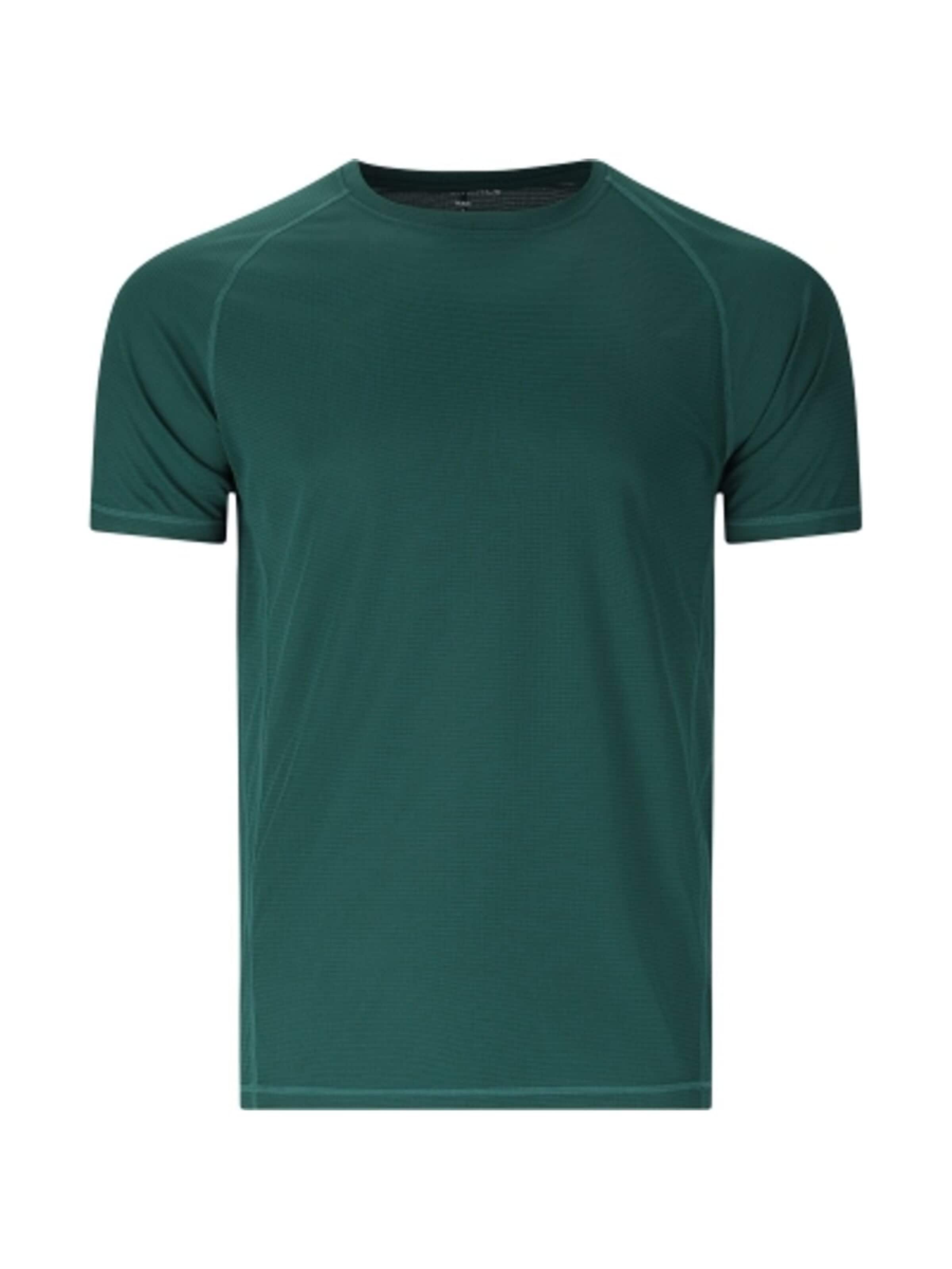 ENDURANCE Shirt 'Geaymay' in Groen: voorkant