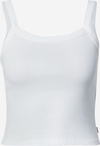 LEVI'S ® Toppi 'Essential Sporty Ribbed Tank Top' värissä valkoinen: etupuoli