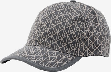 Casquette Calvin Klein en gris : devant