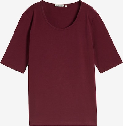 TOM TAILOR T-Shirt in XS in bordeaux, Produktansicht