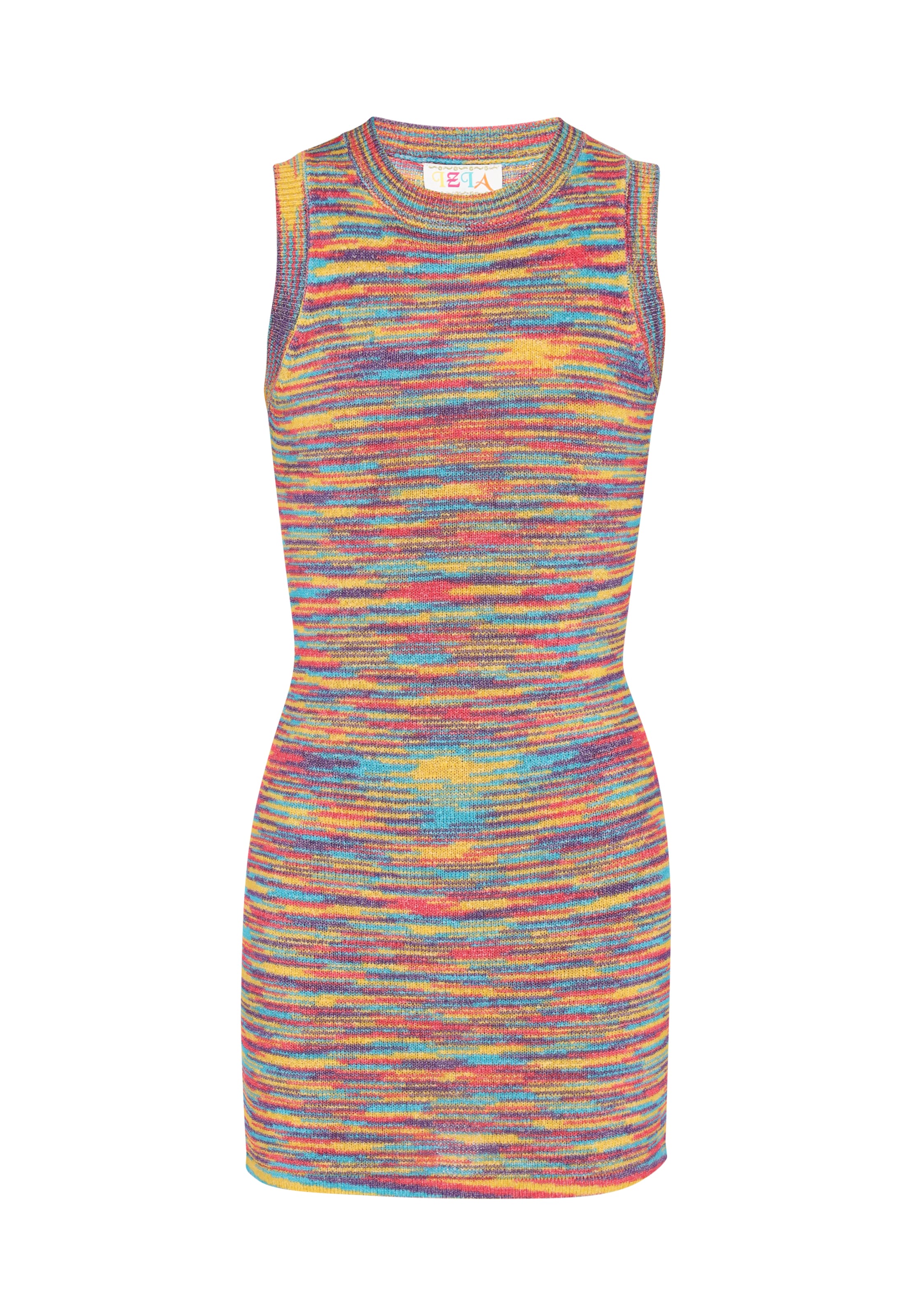 IZIA Трикотажное платье 'Boho' в Синий: спереди