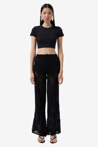 Bootcut Pantalon WOMAN VISION en noir : devant