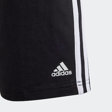 ADIDAS SPORTSWEAR Regular Sportsbukse 'Essentials 3-Stripes ' i svart