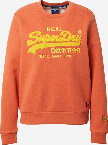 Superdry Sweatshirt i orange: forside