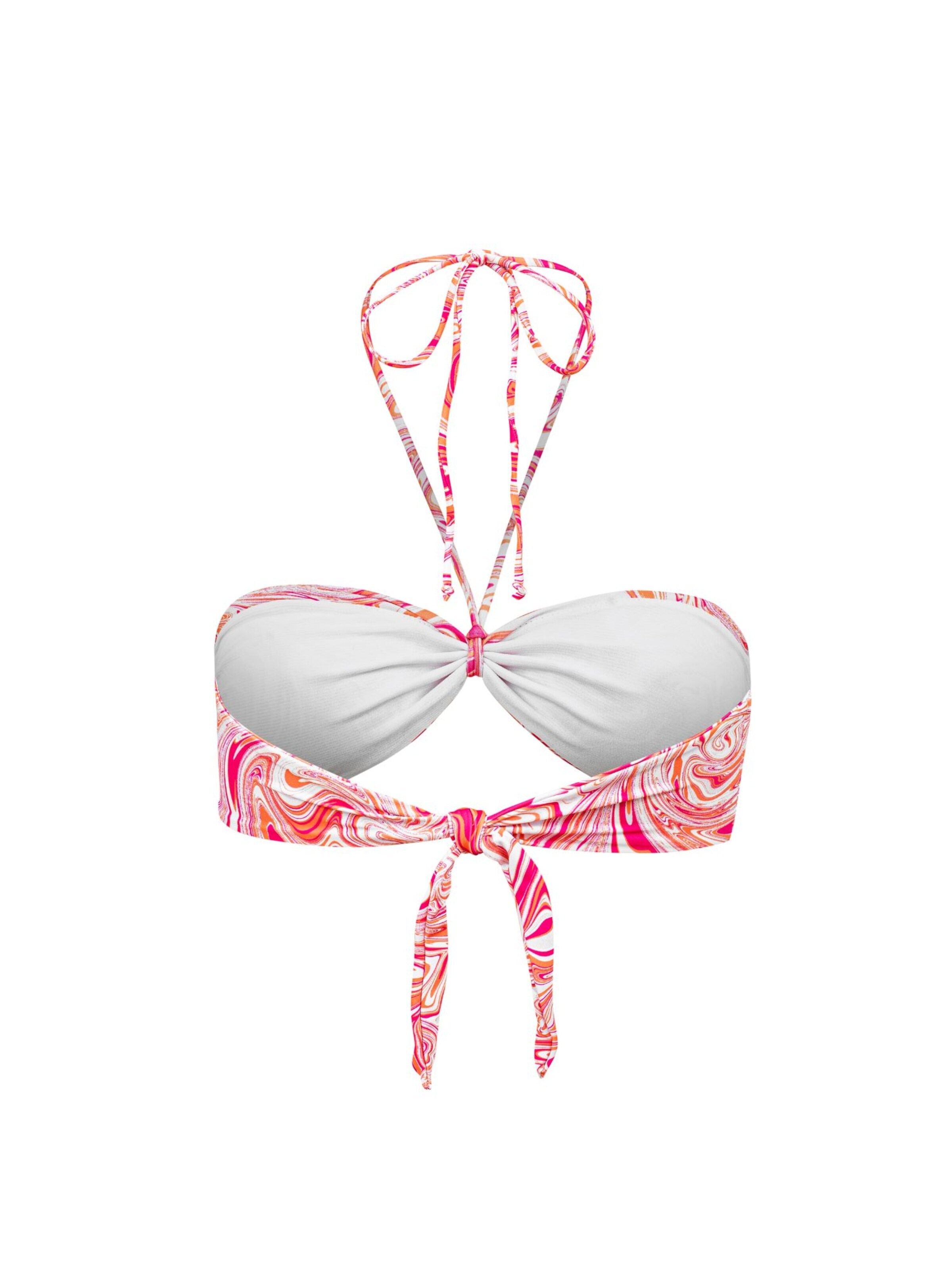 EKCENTRIK Bandeau Bikinitop 'Groovy'‌‌‌‌‌‌‌‌ in Orange
