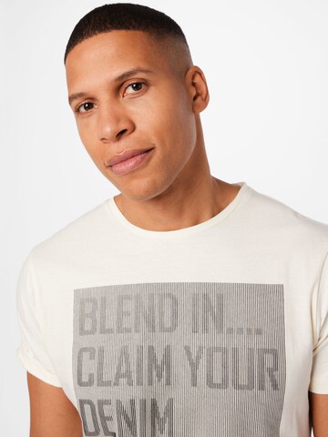 BLEND Shirt 'TEE' in Wit