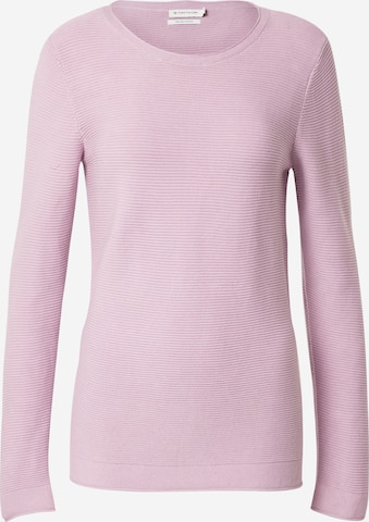 TOM TAILOR Sweater in Purple: front