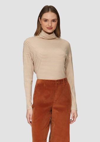 s.Oliver Shirt in Beige: voorkant