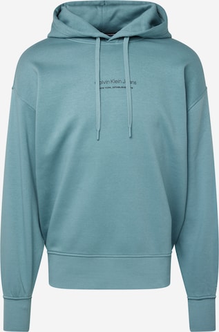 Calvin Klein JeansSweater majica - plava boja: prednji dio