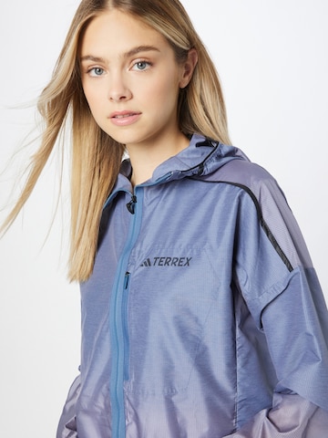 ADIDAS TERREX Куртка в спортивном стиле 'Agravic Windweave' в Серый