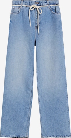 Loosefit Jean Bershka en bleu : devant