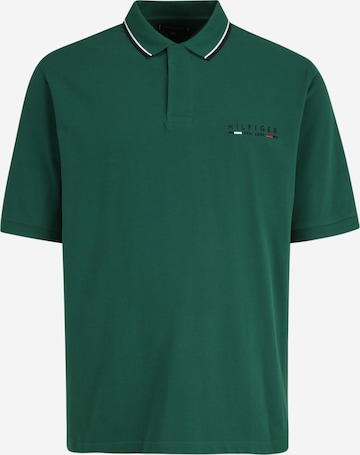 Tommy Hilfiger Big & Tall Тениска в зелено: отпред
