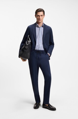 BOSS Slim fit Button Up Shirt ' Hank' in Blue