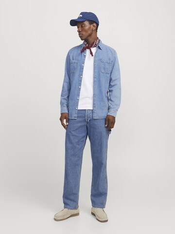 Loosefit Jean 'JJIEddie' JACK & JONES en bleu