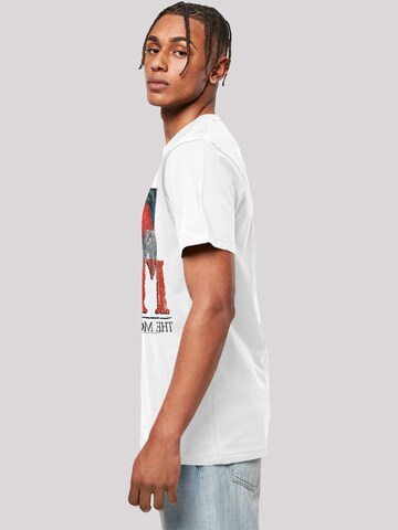 F4NT4STIC T-Shirt 'IT Distressed Poster' in Weiß