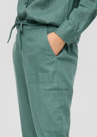 s.Oliver Tapered Broek in Groen