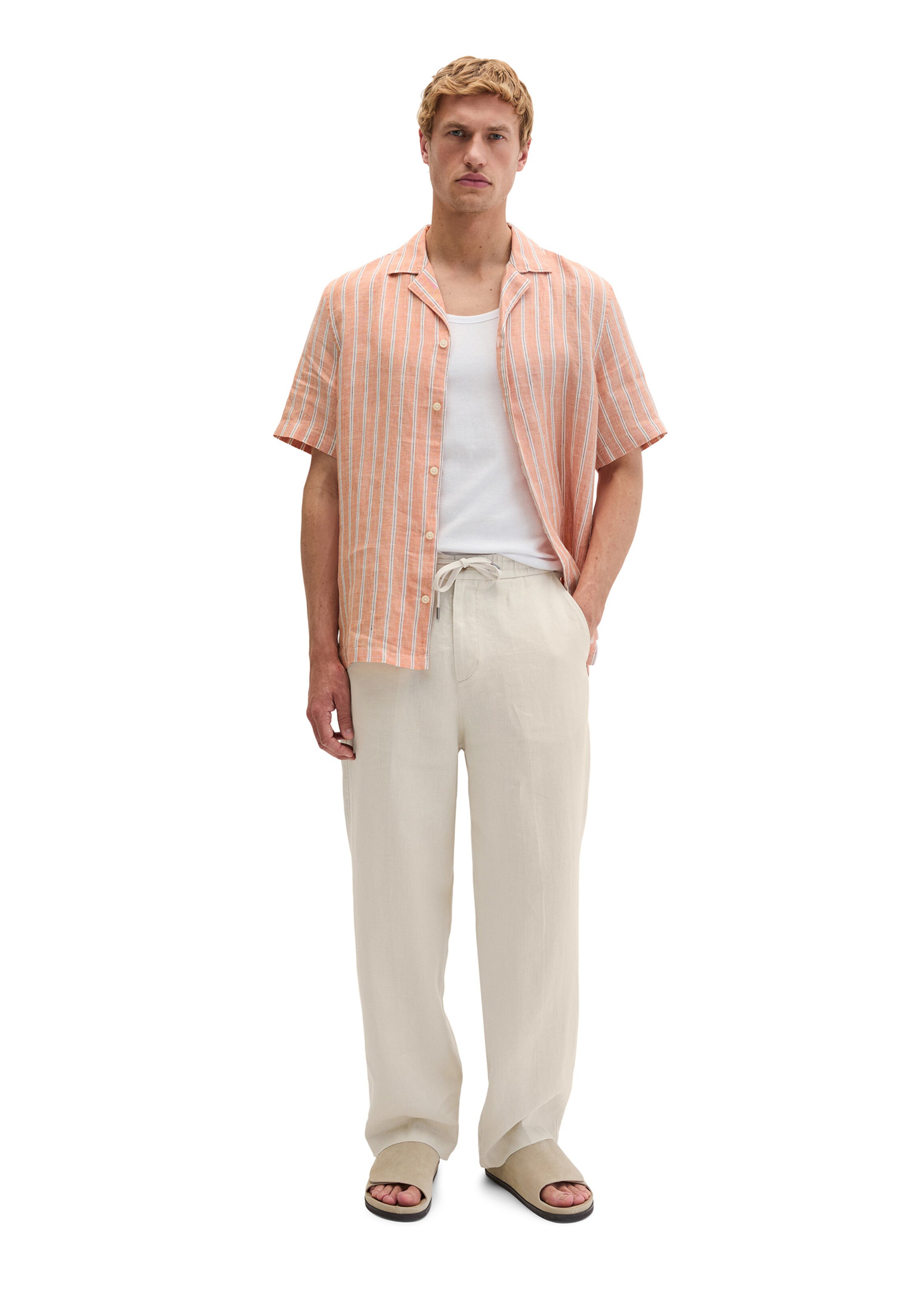 Marc O'Polo Regular fit Overhemd in Oranje