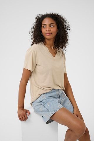 Kaffe - Camisa 'KAMaria' em bege