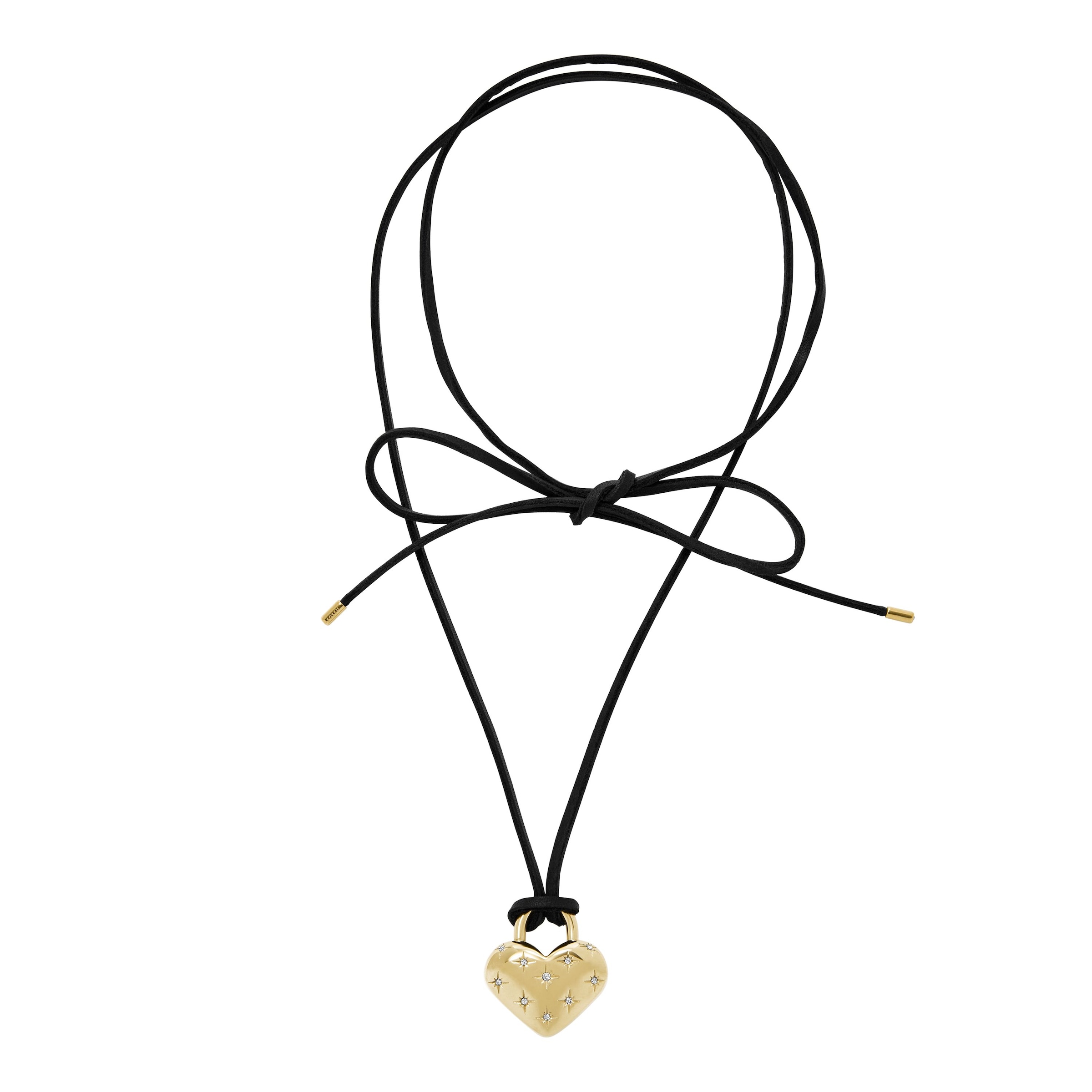 FOSSIL Necklace in Brown: front