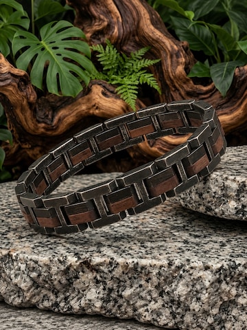 Holzwerk Armband 'ALLERSEE' in Bruin