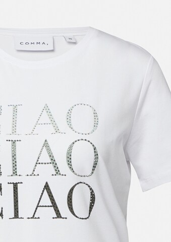 balta COMMA Marškinėliai