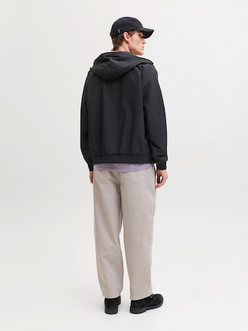 JACK & JONES Overgangsjakke 'JCOFUSION' i sort