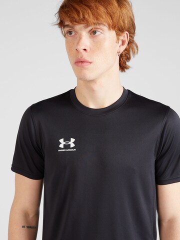 UNDER ARMOUR Functioneel shirt 'Challenger' in Zwart