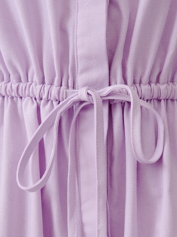 Tussah Dress 'SABINA' in Purple